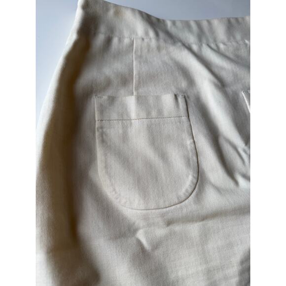 Vintage See by Chloe Cream Skirt - Size US 4/ EU 40 - Picture 6 of 7